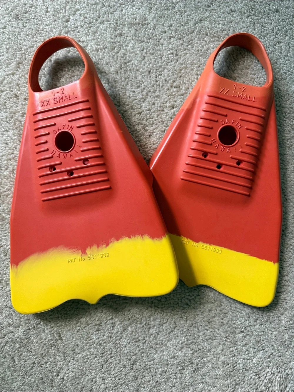 DaFin XXS 1-2 used Surf Swim Fin